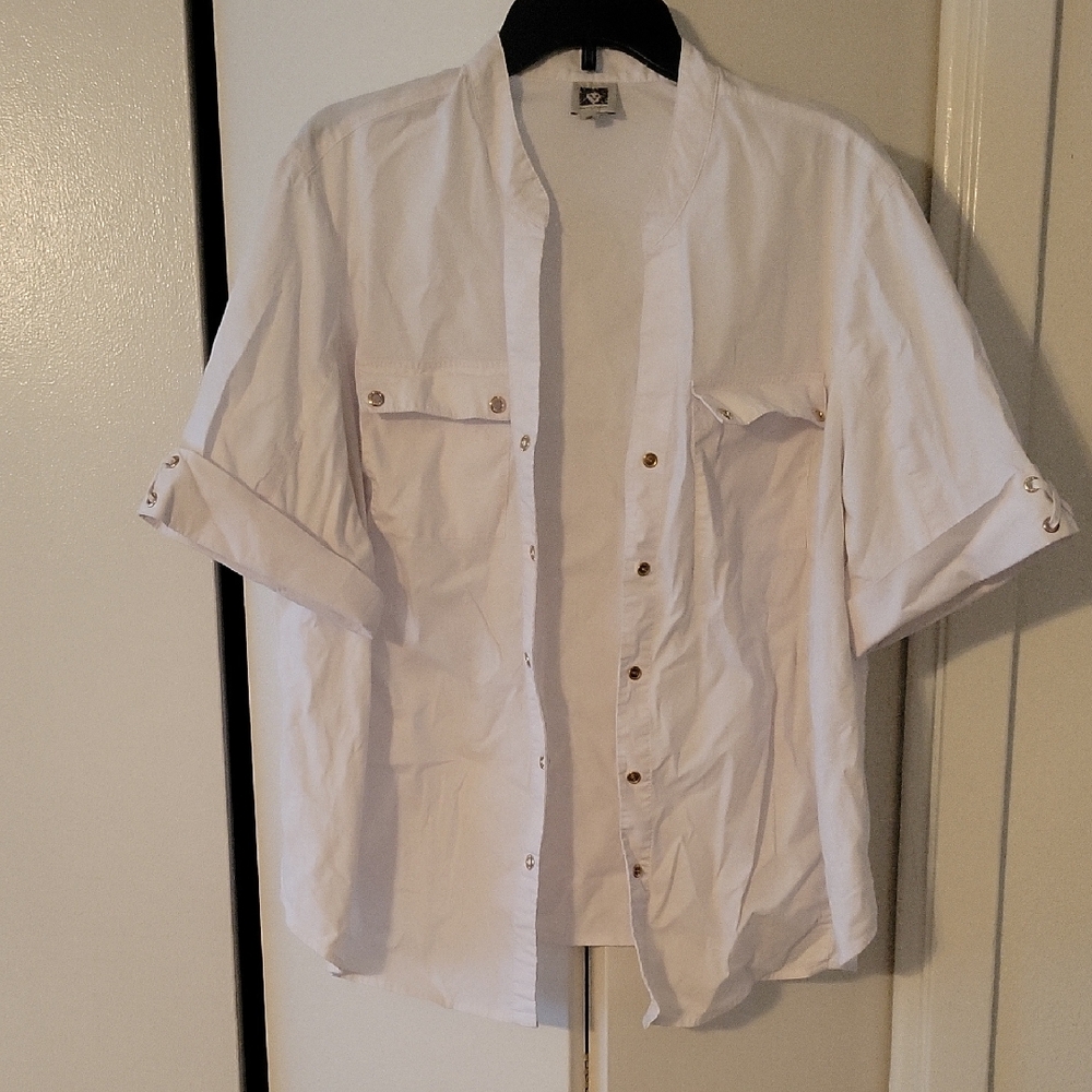 White Button-Up Shirt